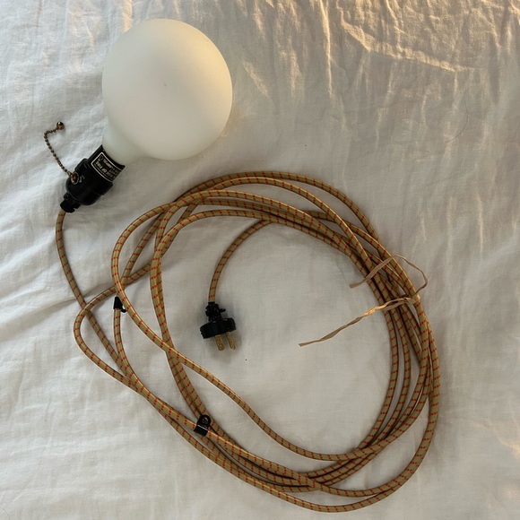 Schoolhouse Electric Utility Plug In Pendant + G40 Bulb - Picture 1 of 7